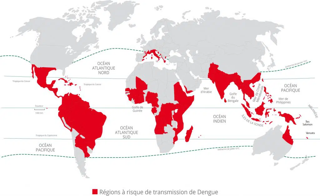 Carte pays a risques